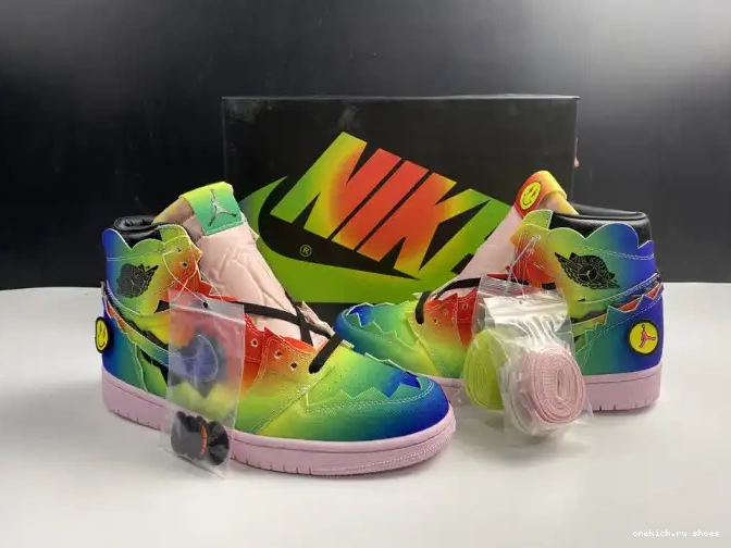 Rep OG AIR 1 BALVIN X DC3481-900 HIGH JORDAN J 0509